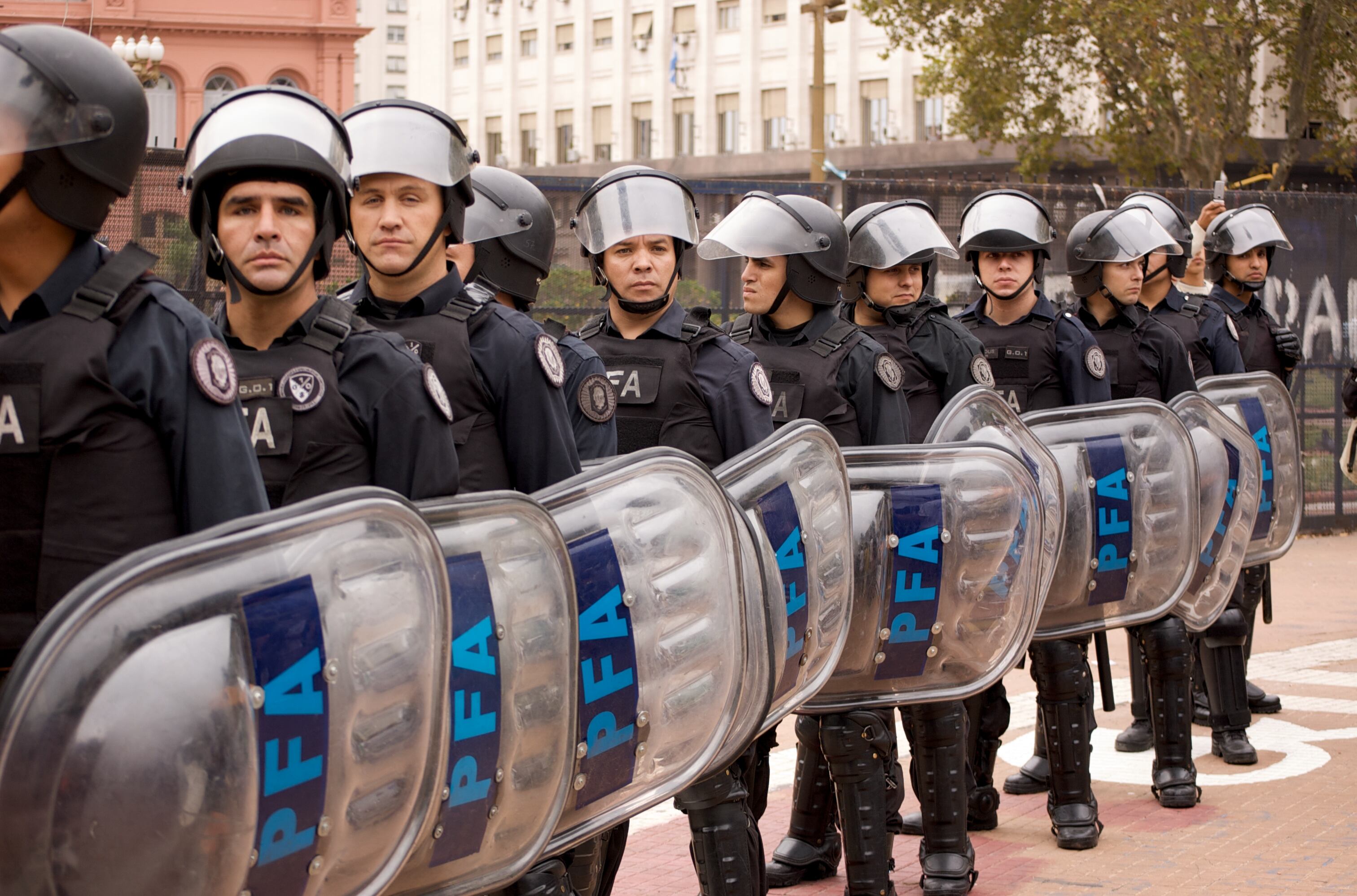 En Argentina la estructura policial se encuentra clasificada en diferentes categorías, según su zona geográfica y campo