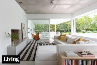 Un terreno regado de magnolias fue el punto de partida de esta casa