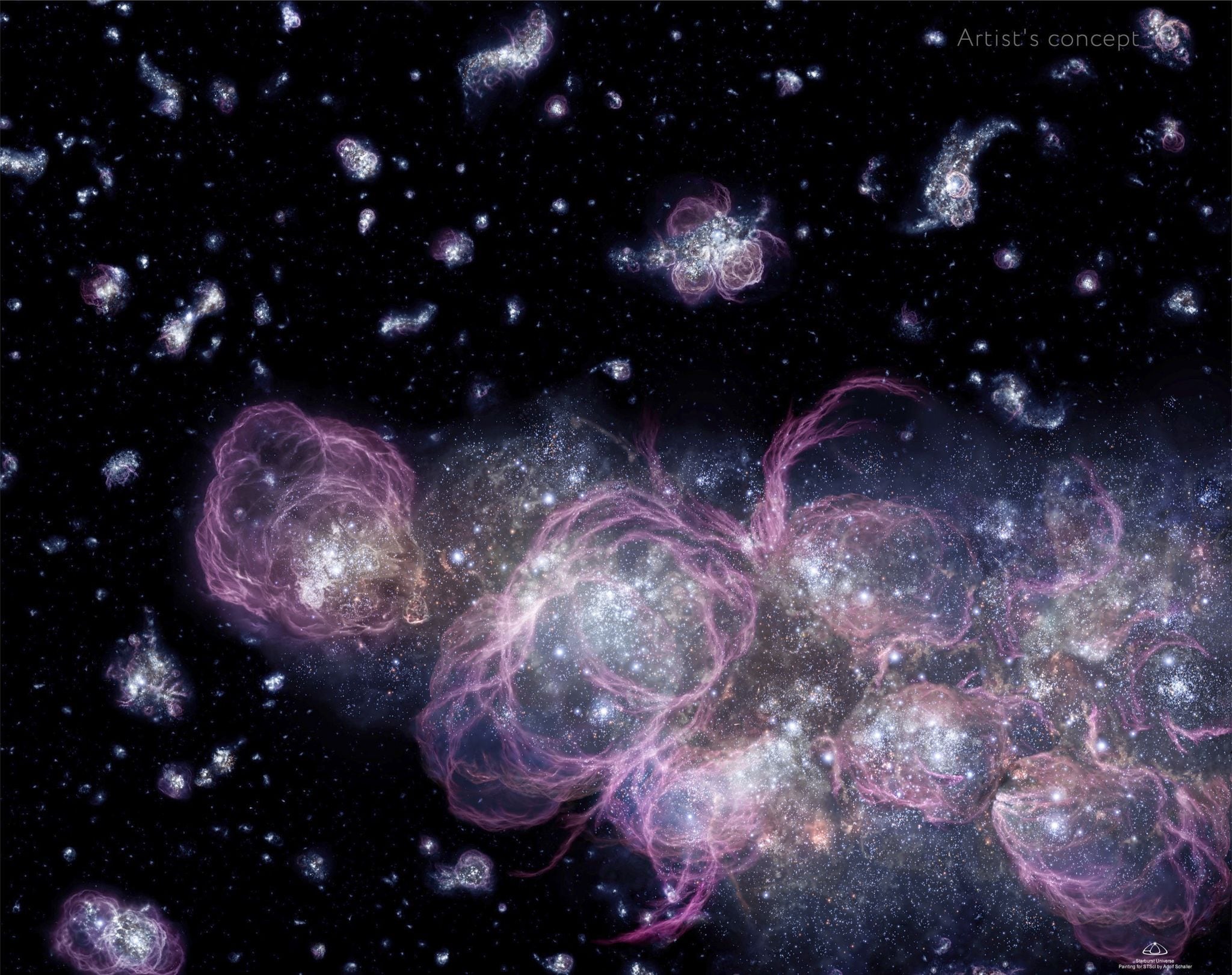 Entre otras cosas, el telescopio espacial Roman de la NASA apuntó a investigar el amanecer cósmico