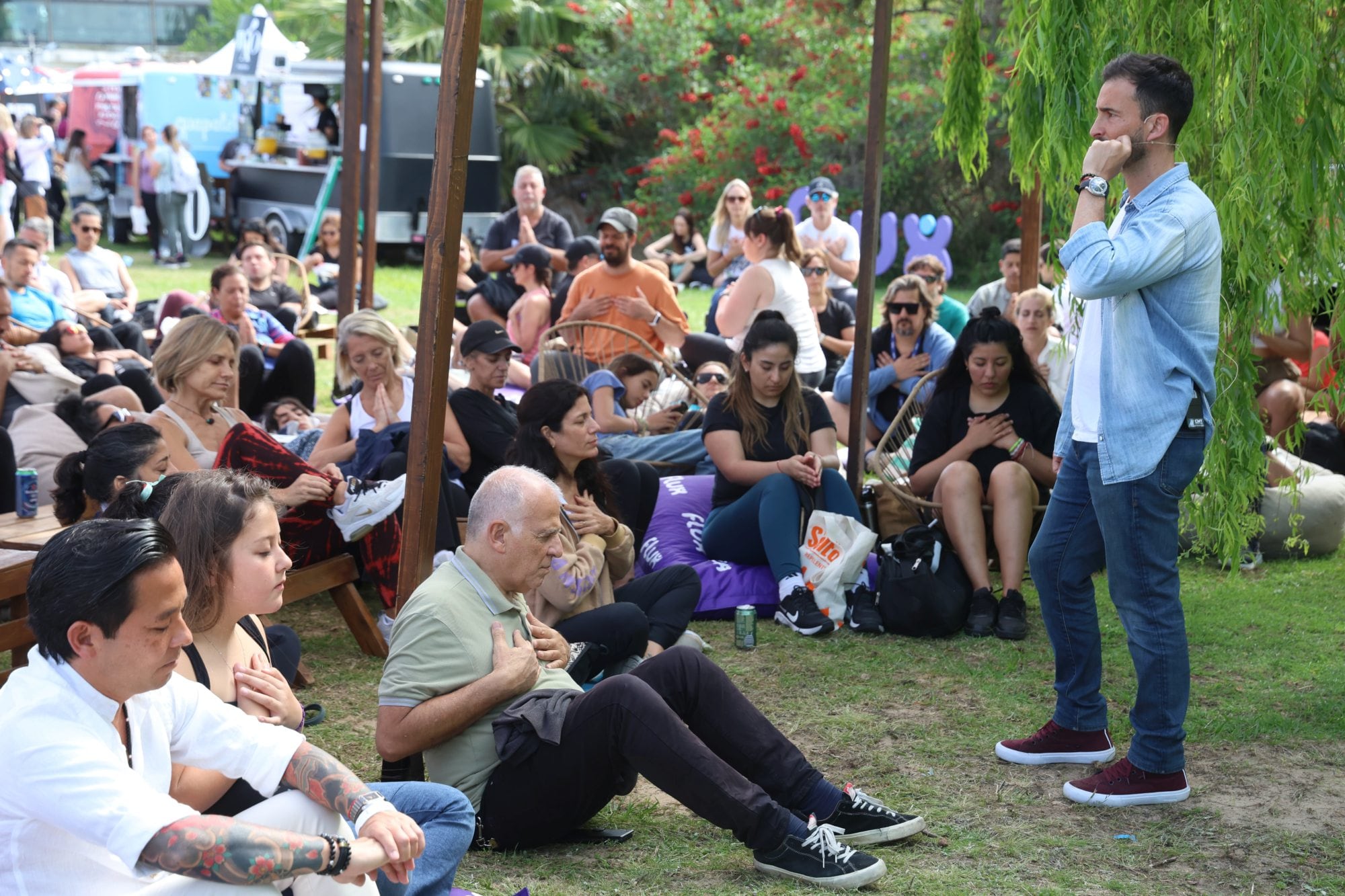 Medita y hacelo en zapatillas la propuesta de Nico Iglesias