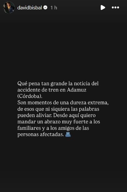 El comunicado de David Bisbal