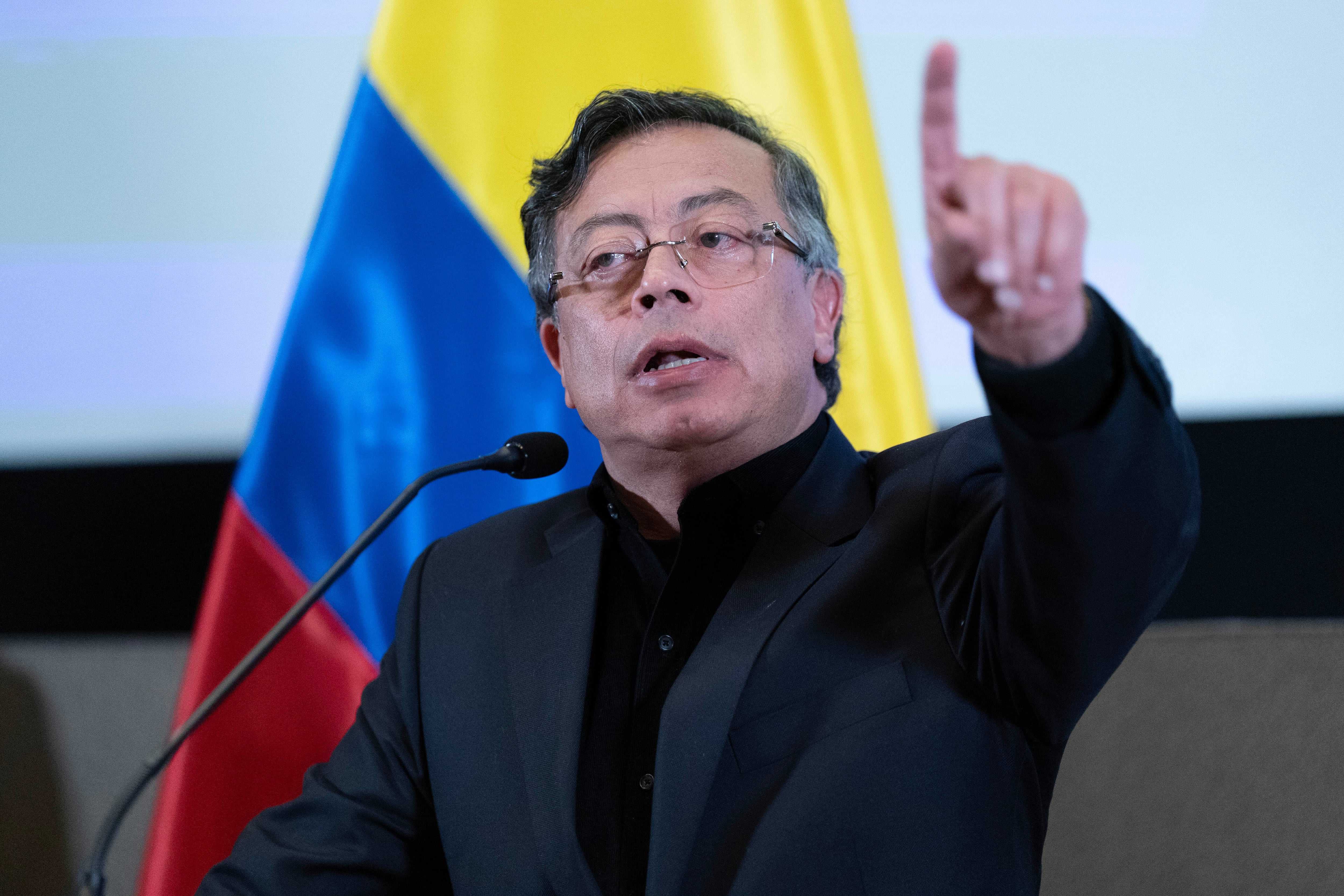 Gustavo Petro pretende que la izquierda se mantenga en el poder otros cuatro años más (AP Foto/José Luis Magaña, Archivo)