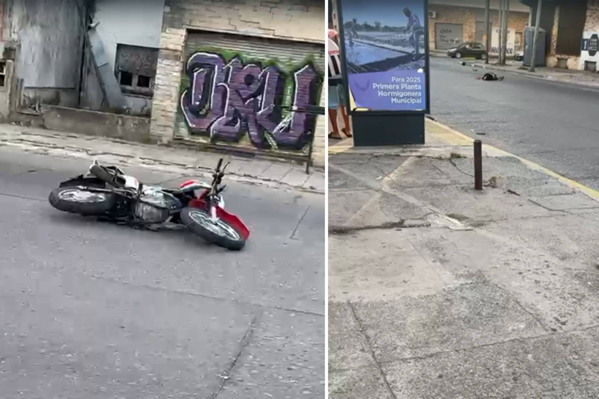 Un motociclista murió degollado al impactar con una soga que cruzaba una calle en Quilmes