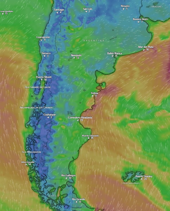 Se espera un desplome térmico durante el fin de semana