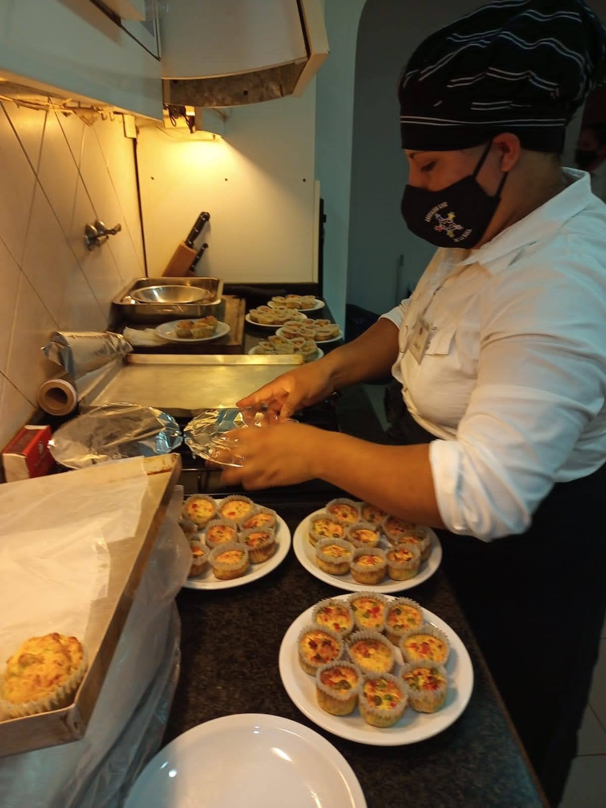 Damaris trabajó como ayudante de cocina en un evento privado: un casamiento en Luján.