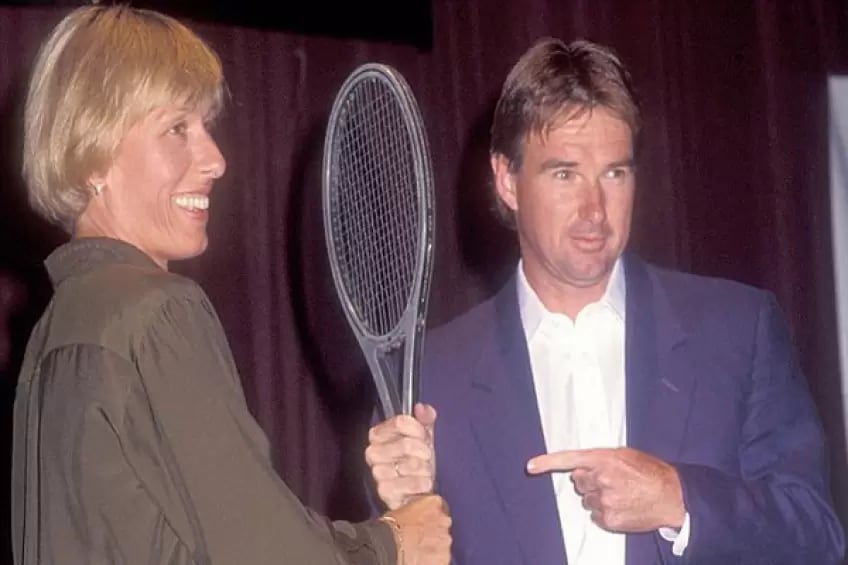 Martina Navratilova y Jimmy Connors protagonizaron una