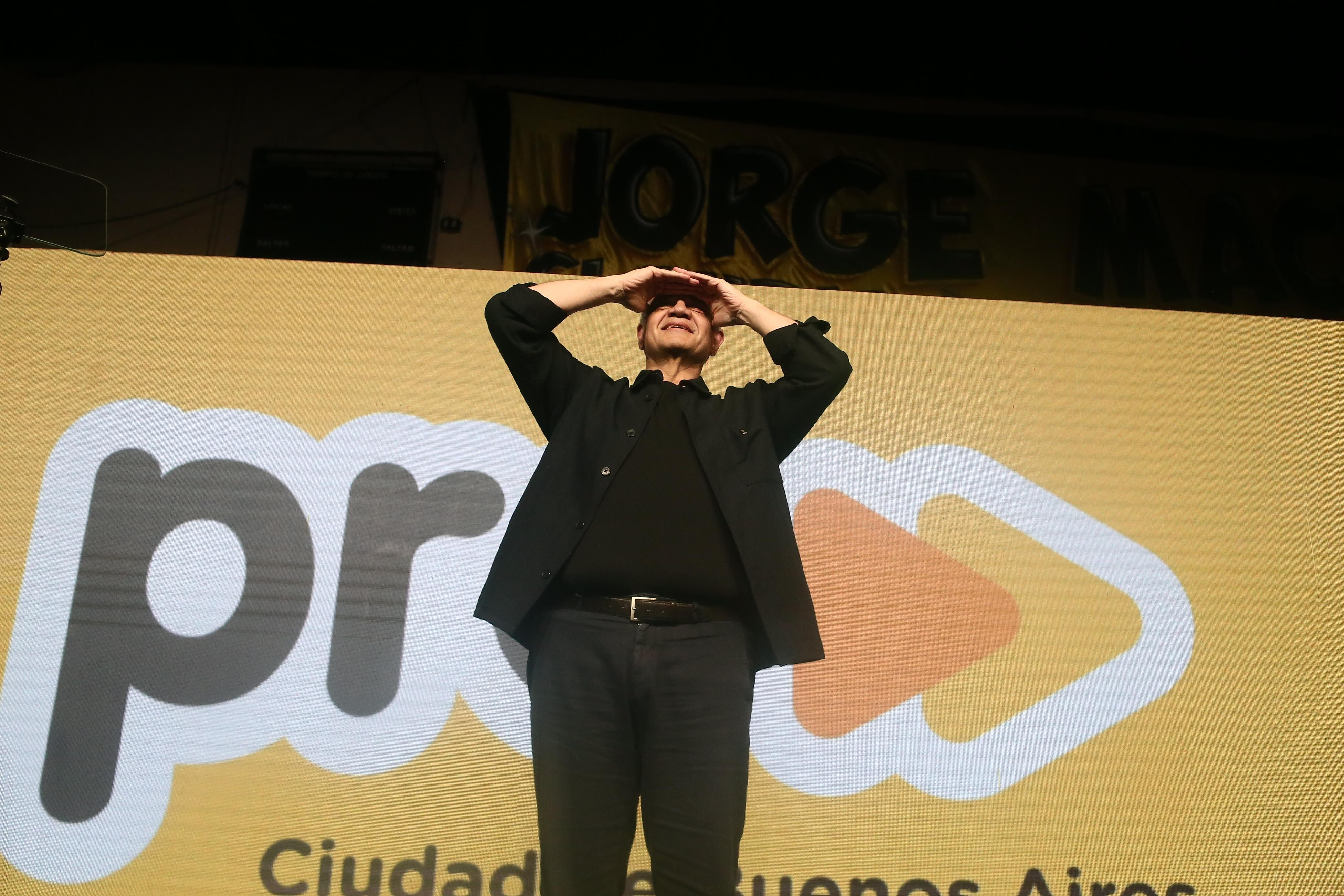 El acto de Jorge Macri en el Club 17 de Agosto, de Villa Pueyrredón