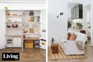 Reformaron su departamento de 50m2 para darle la bienvenida a su primera hija