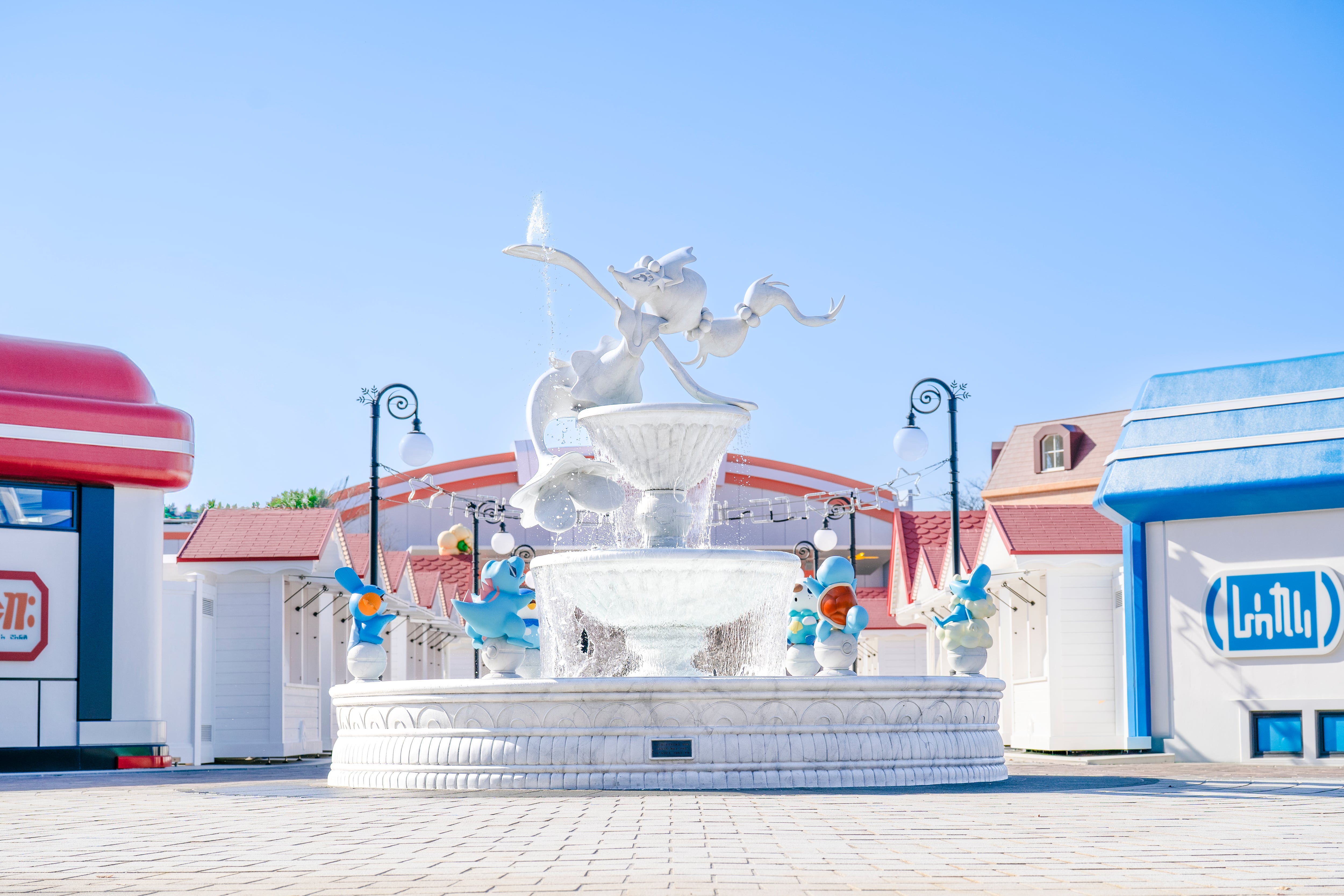 Una vista del parque temático PokéPark Kanto en Tokio, Japón