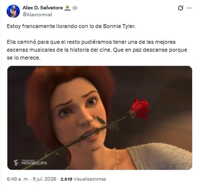 Varios recordaron la escena de la película Shrek 2 musicalizada con