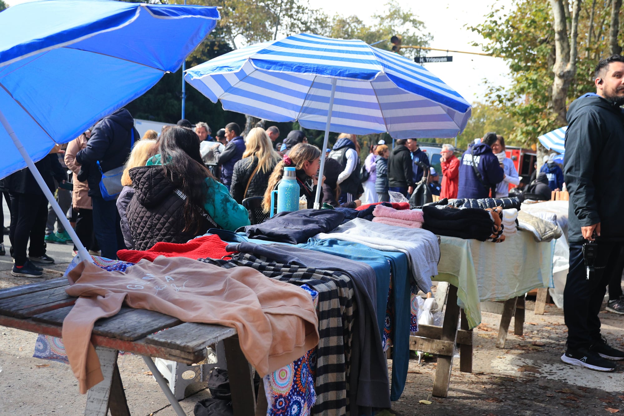 La manifestación se realizó a pocos metros de la sede del gobierno comunal, en pleno centro de Mar del Plata