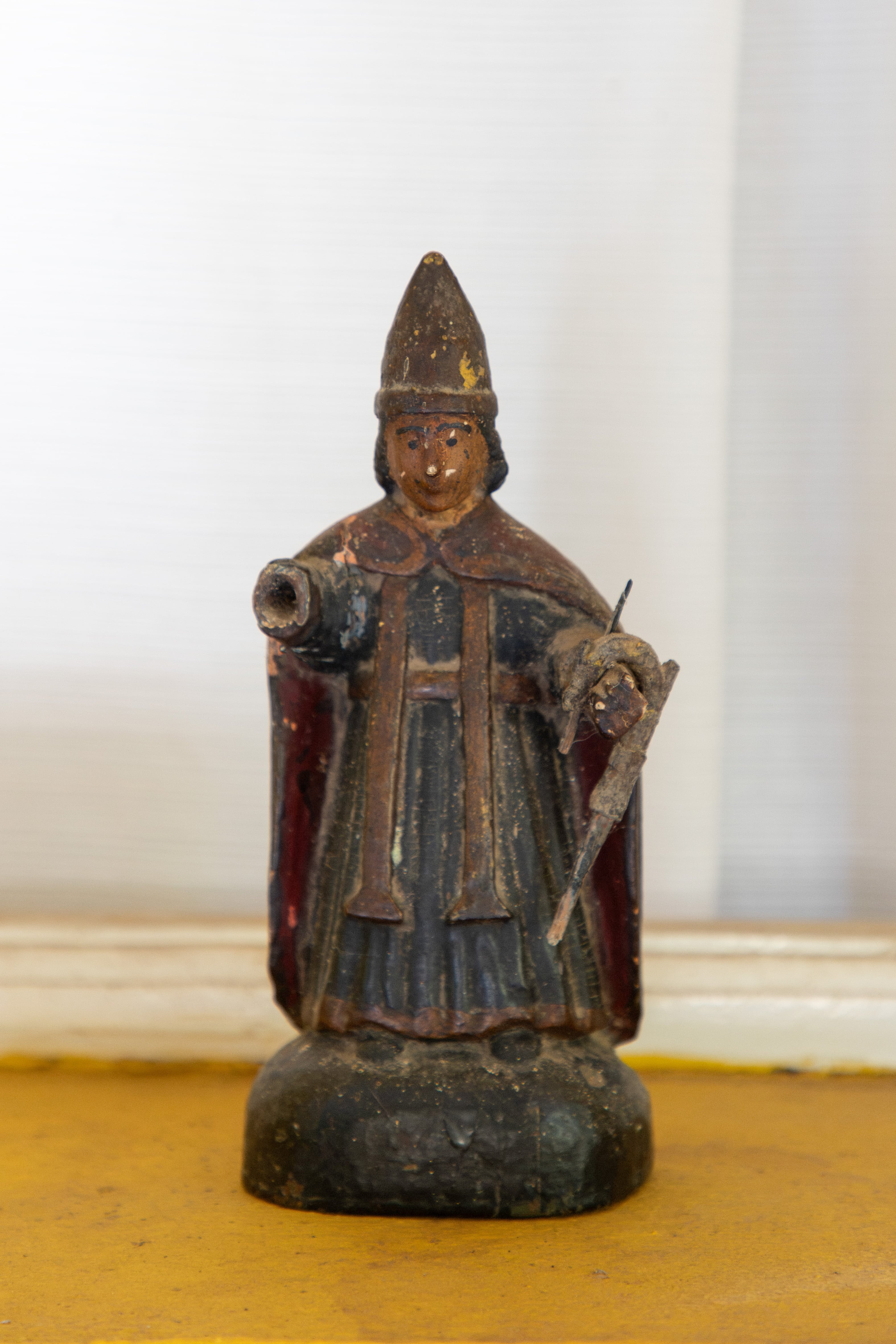 Imagen de San Blas que data del siglo XVII.