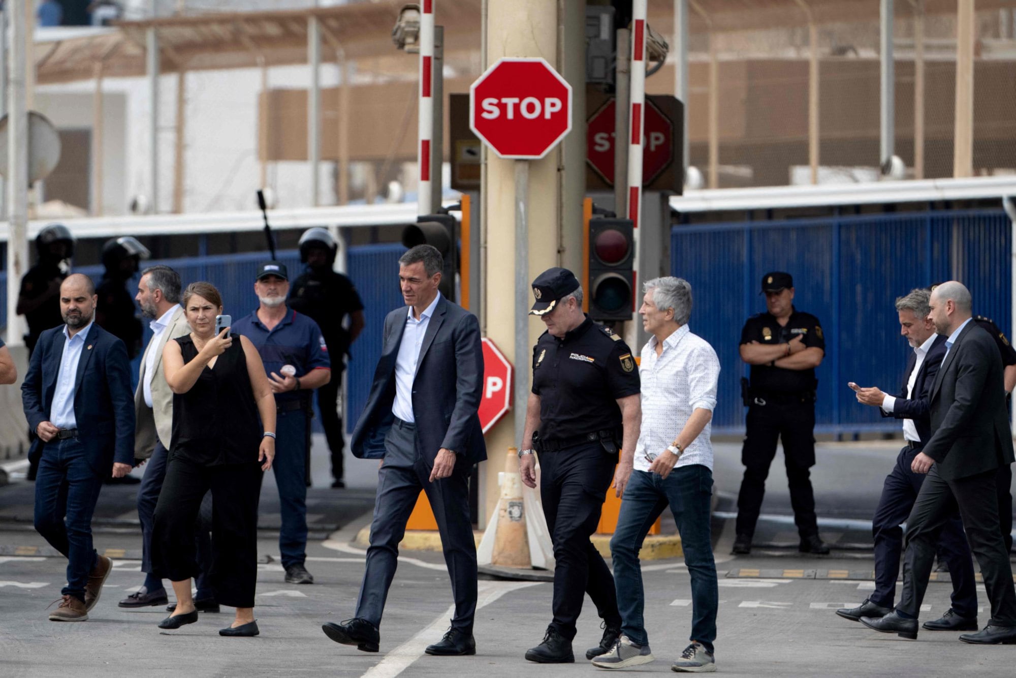 Pedro Sánchez habló de la crisis migratoria en Ceuta: “Hay mafias que trafican con seres humanos” 6 Pedro Sánchez en Ceuta