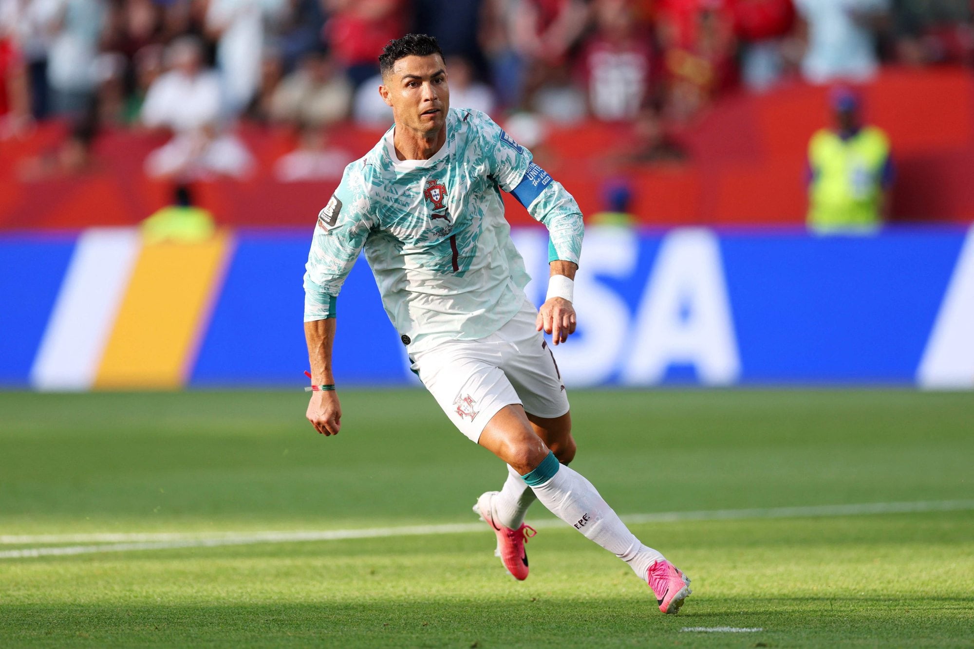 Cristiano Ronaldo, durante el partido entre Portugal y Croacia