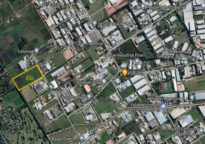 CBRE comercializa un terreno en el Parque Industrial Pilar con una superficie de 72.641m2