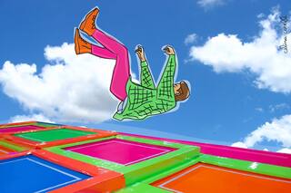 El adolescente que se desmayó a mitad de un salto en una cama elástica