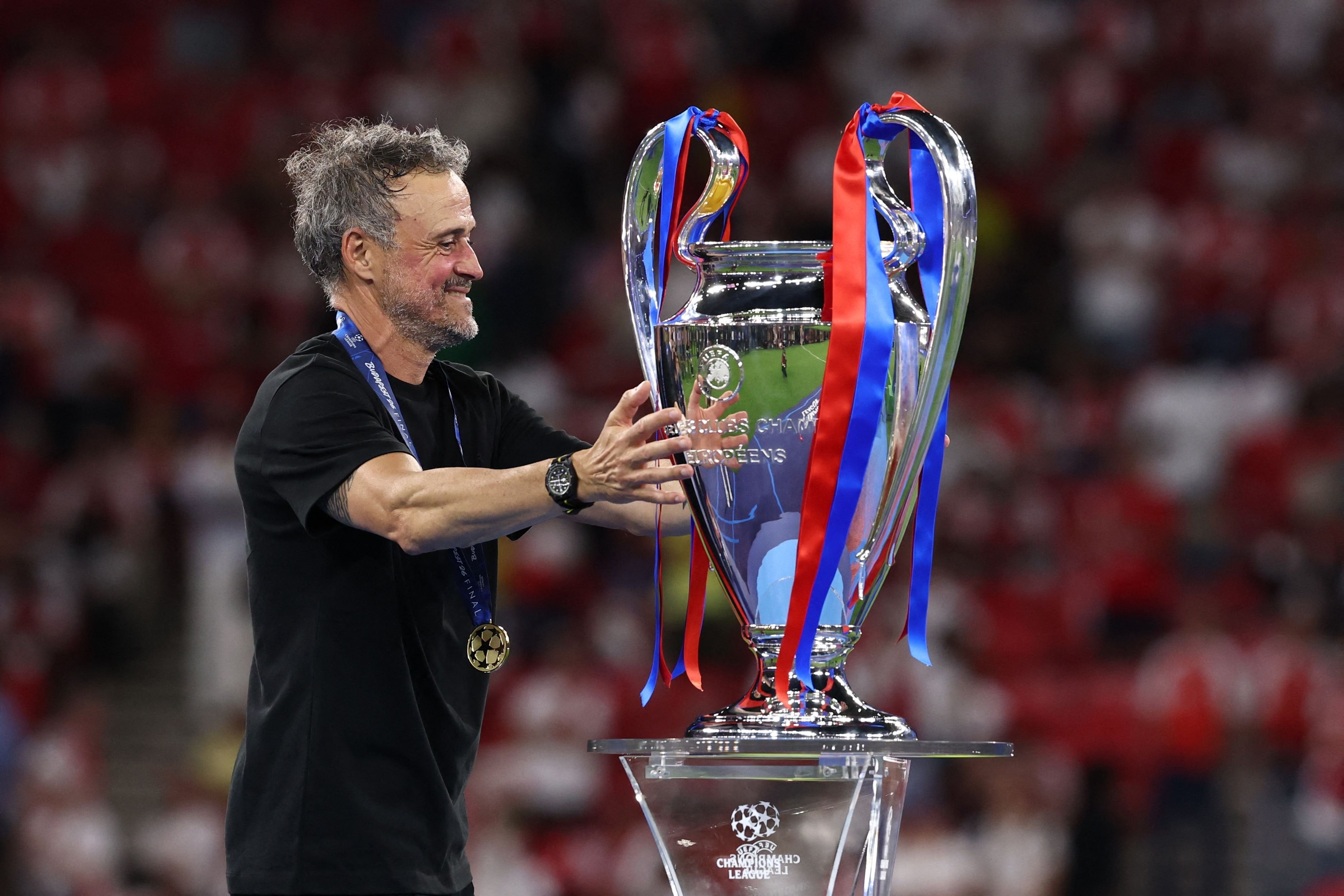 Luis Enrique, el excelso DT de Paris Saint Germain, ganó su tercera Champions League