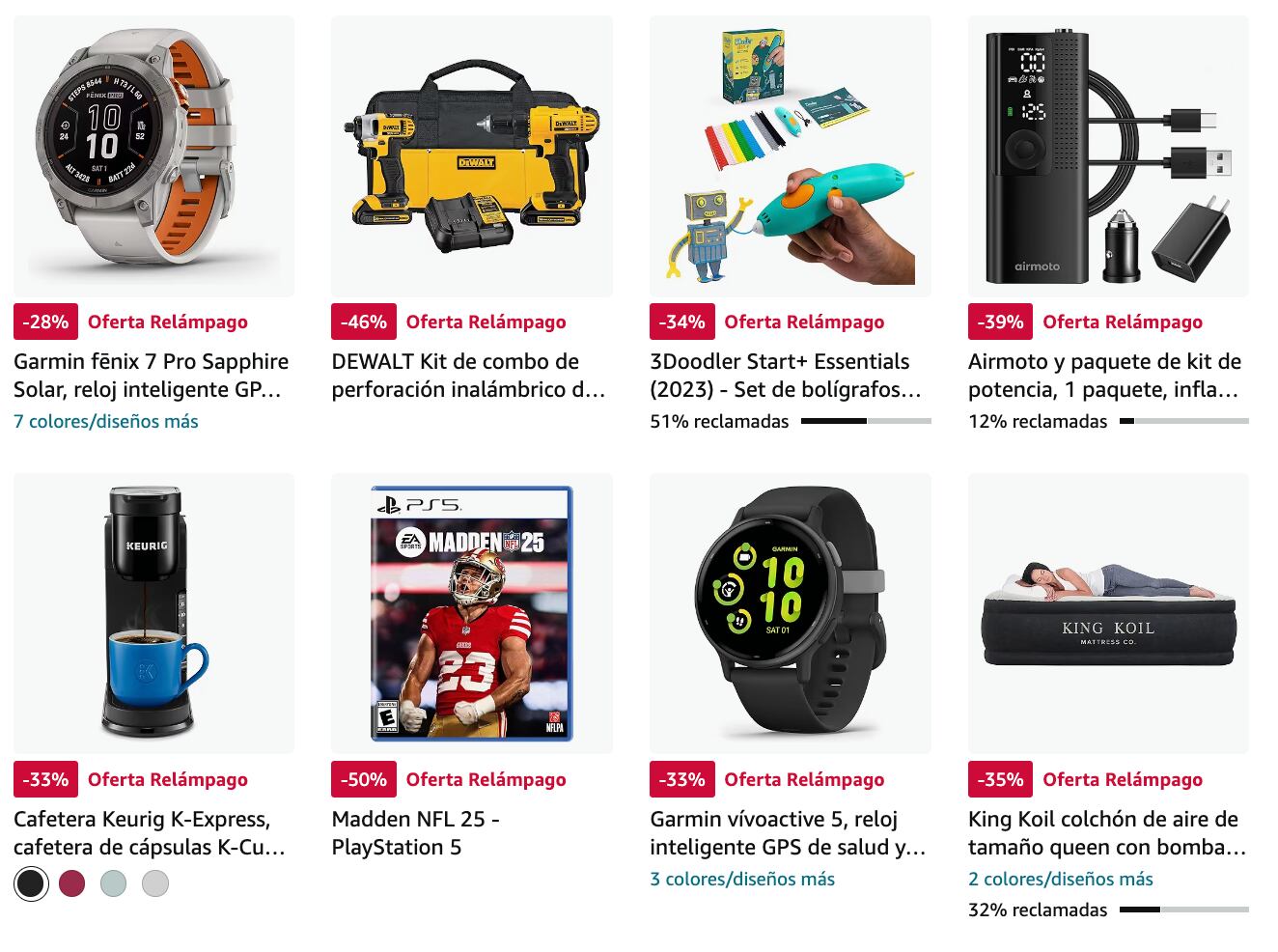 Ofertas del día en Amazon.