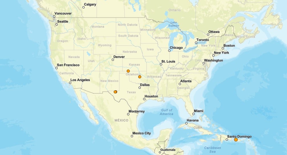 Los temblores ocurridos en EE.UU. durante las últimas horas