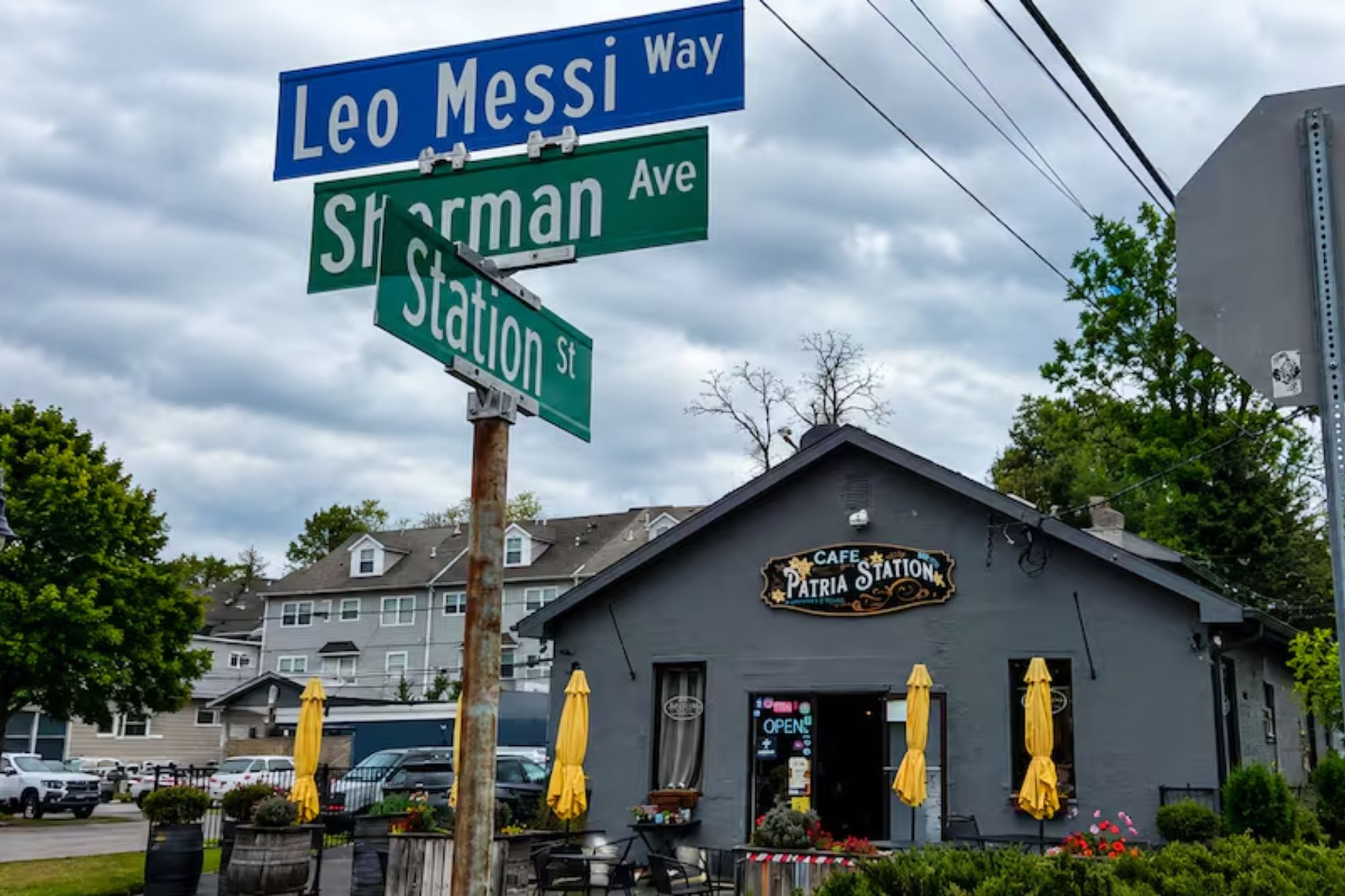 Sherman Avenue pasó a ser Leo Messi Way, aunque este cambio no es definitivo