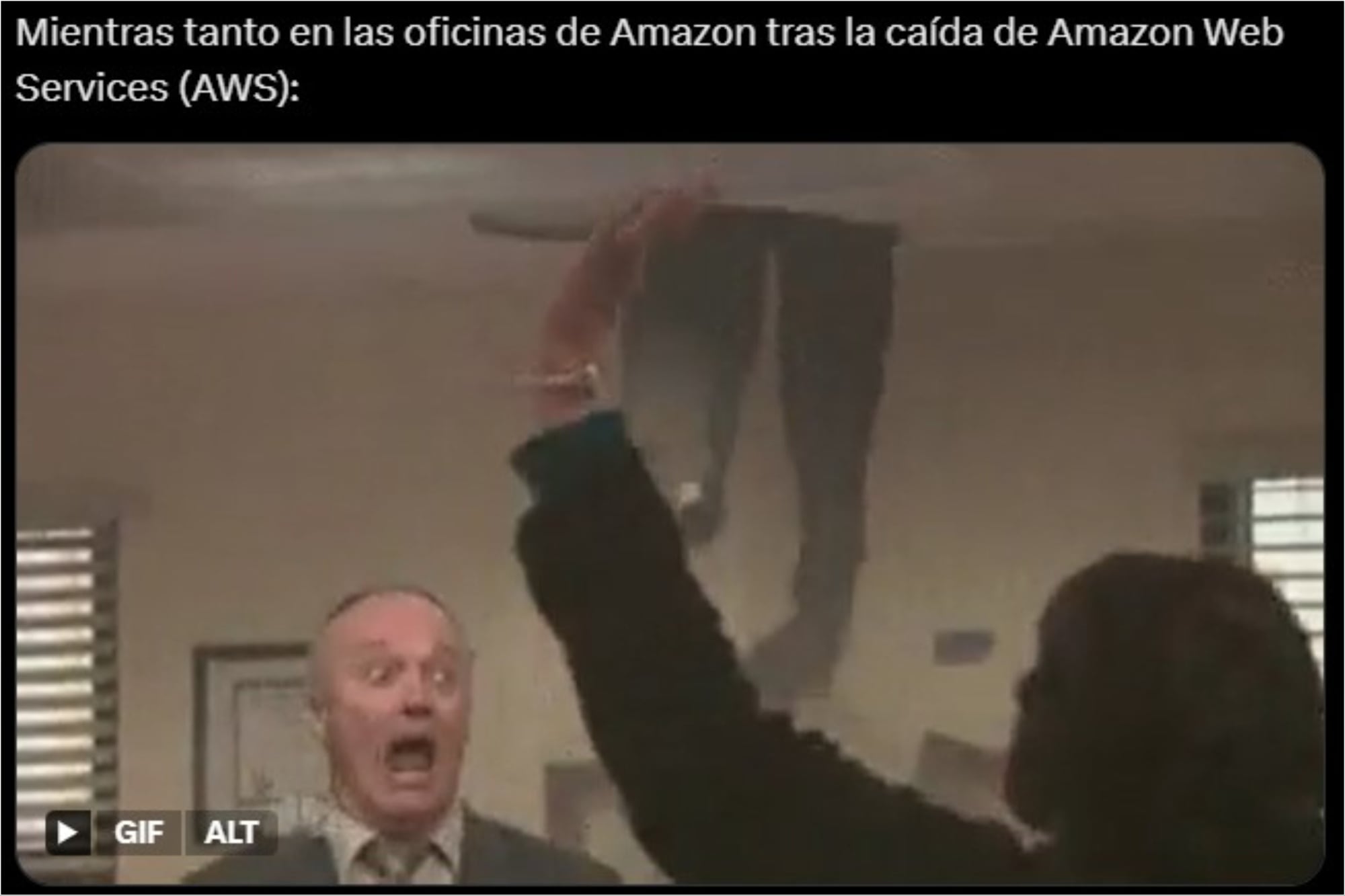 Tras la caída mundial en Amazon Web Services estallaron los memes en las redes