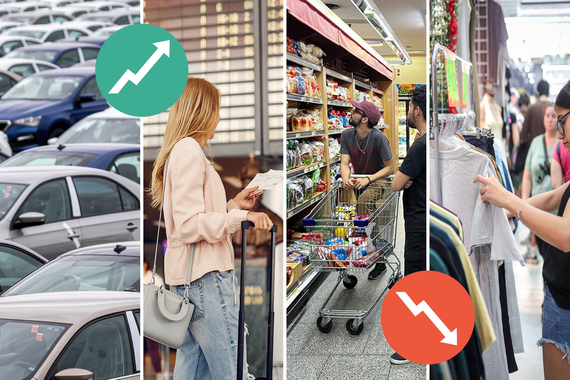 Consumo En Argentina: Autos y Electrodomésticos Lideran, Supermercados Caen