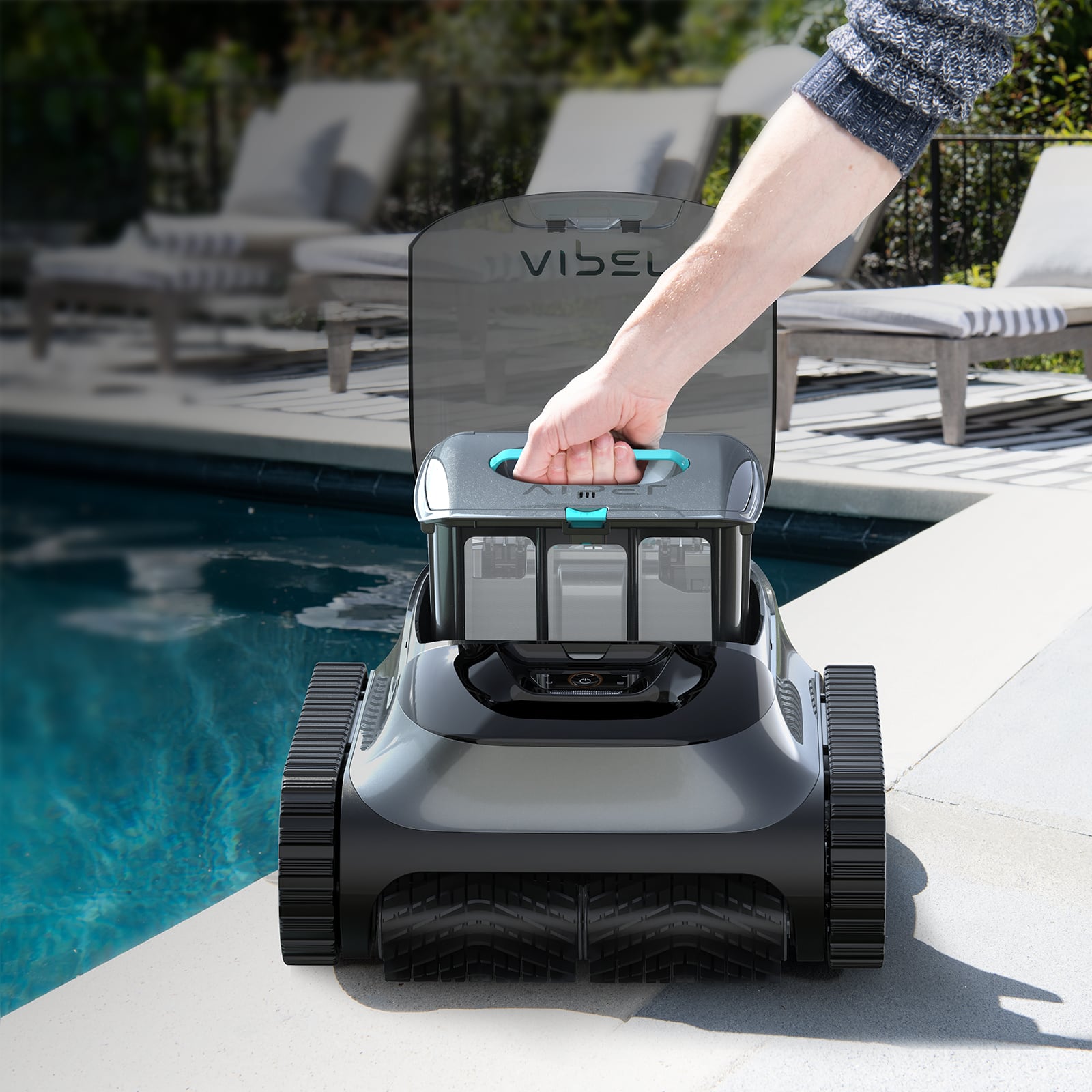 Un robot limpiapiletas de Aiper