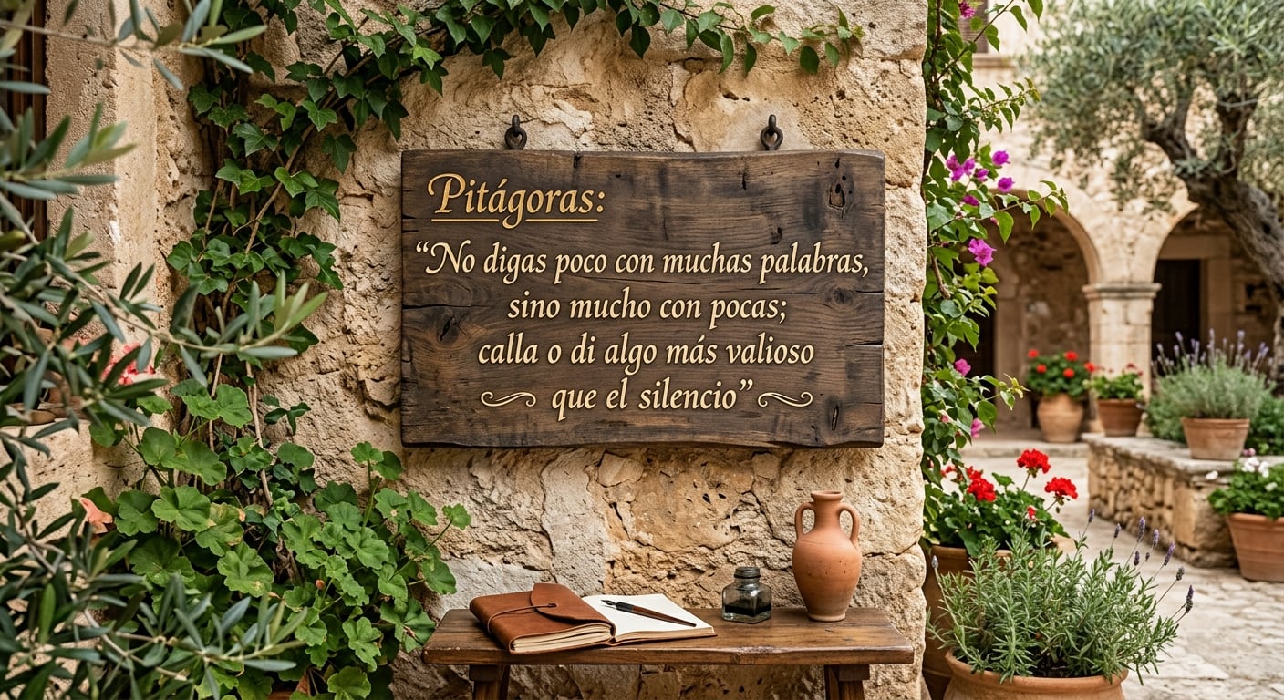 Pitágoras y una frase célebre que en la actualidad cobra aún más vigencia (Foto: Ilustrativa IA)