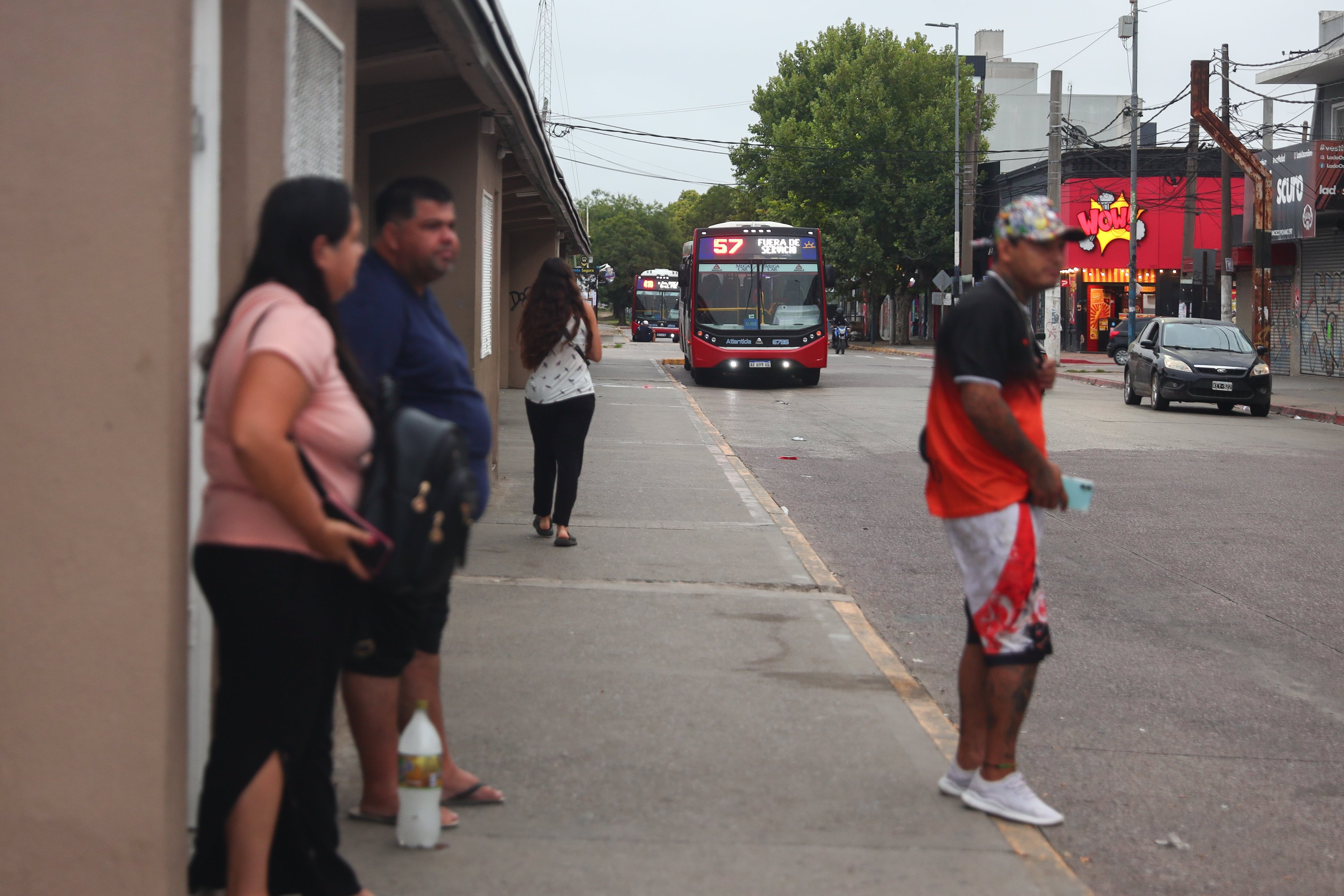 Paro general en la estación de Moreno