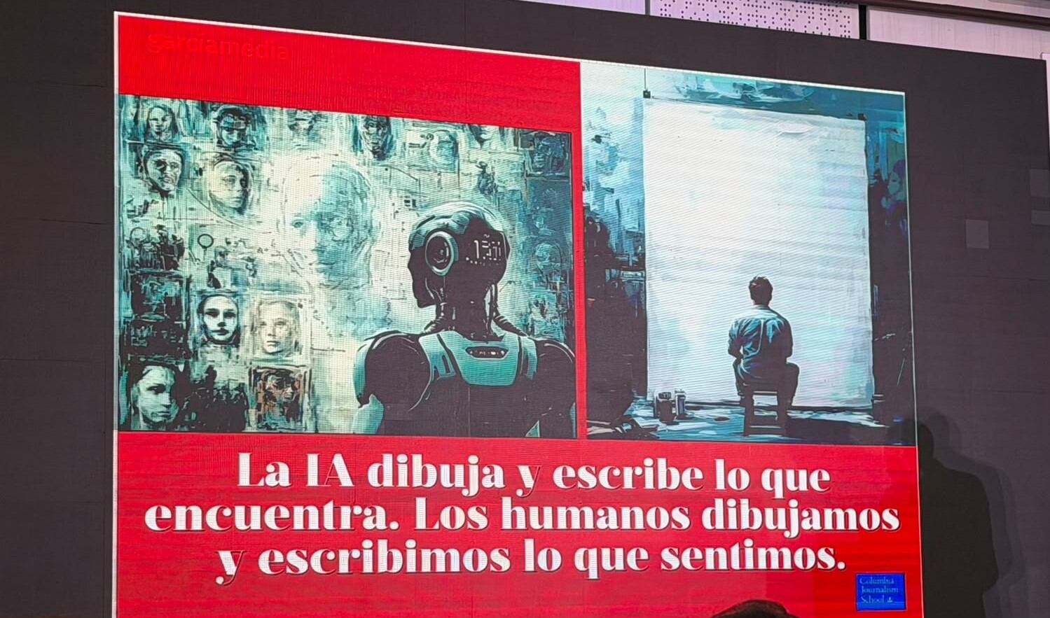 La presentación de Mario García