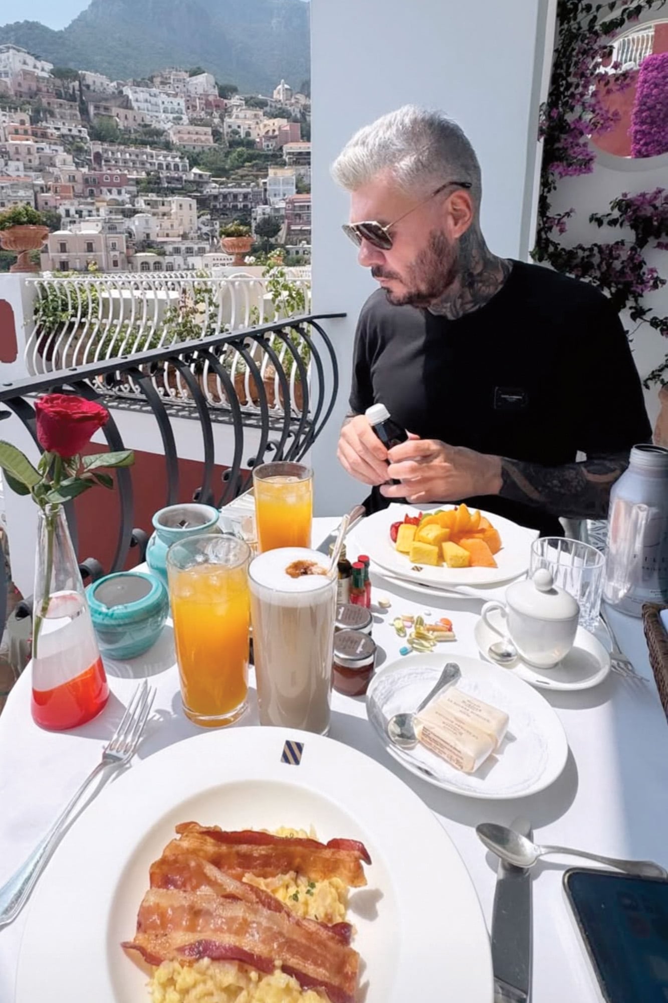 La hora del desayuno
con la mejor vista.