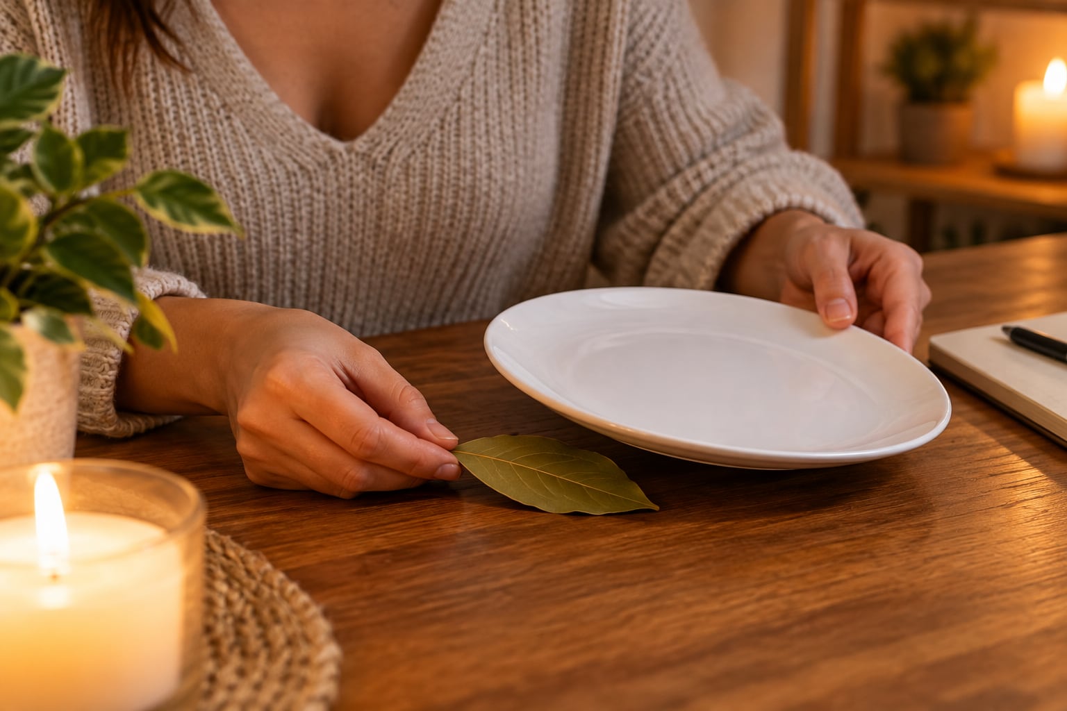 El ritual del laurel se realiza el 31 de octubre para atraer abundancia y prosperidad (Foto: imagen ilustrativa con IA)
