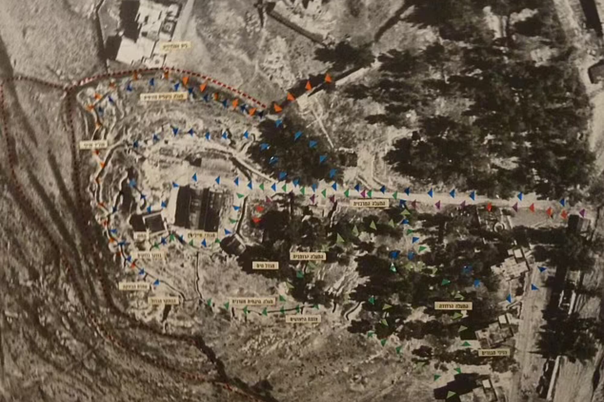 Comparación fotográfica del descubrimiento