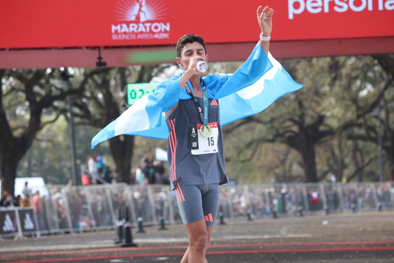 La llegada del corredor argentino Nacho Erario