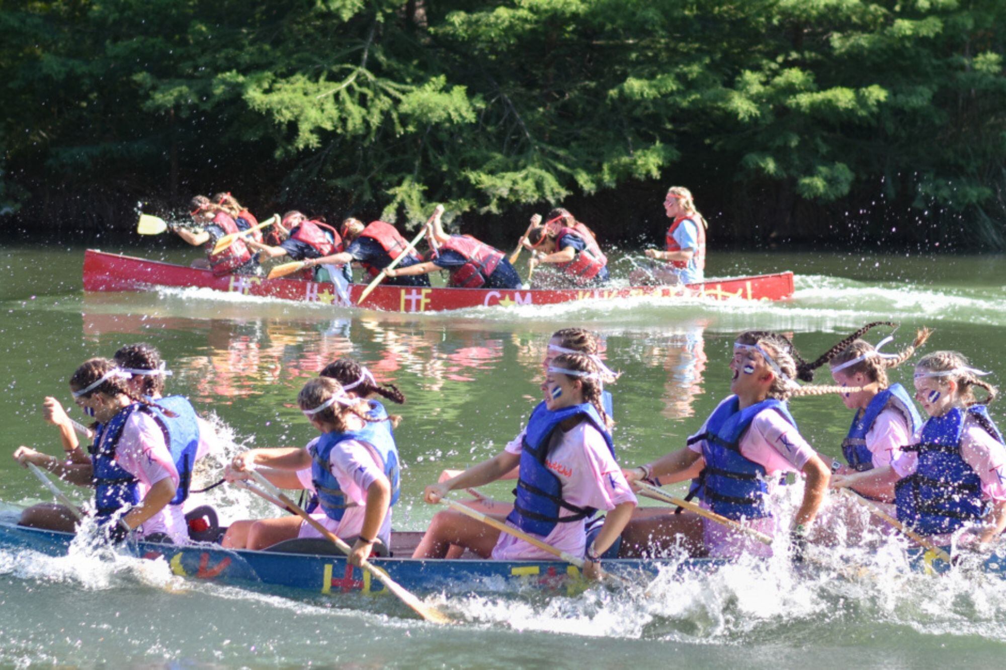 Las niñas se encontraban en el campamento de verano en Texas
