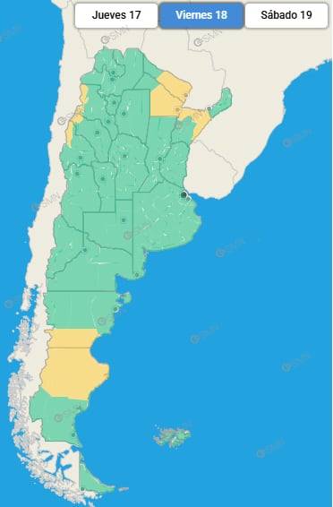 El pronóstico según las regiones