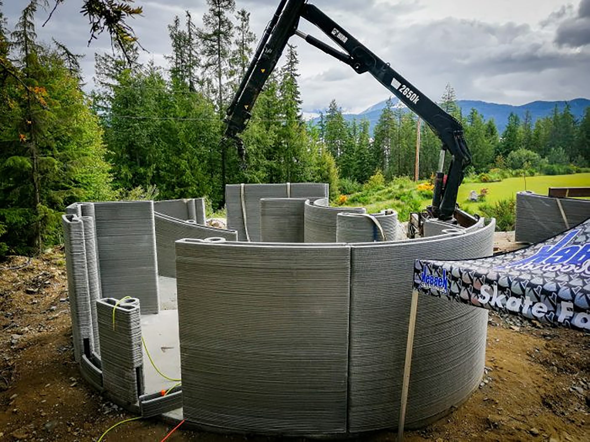 Una casa en Canadá construida con una impresora 3D en solo 11 días que se alquila en Airbnb