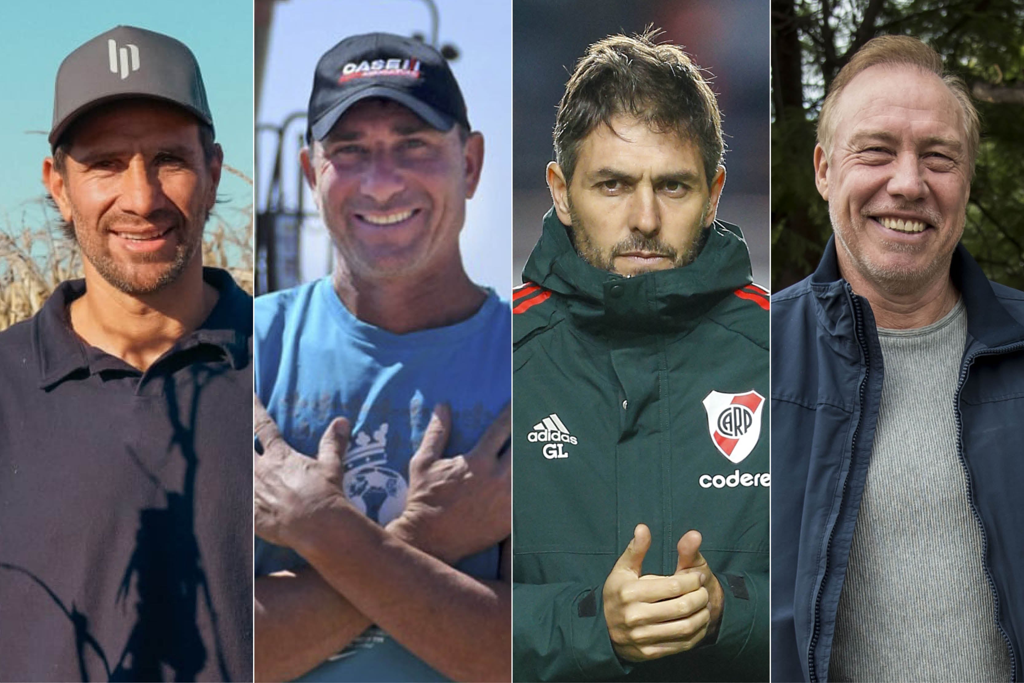 Ponzio, Abbondanzieri, Lux y Sensini volverán a competir, pero esta vez fuera de una cancha