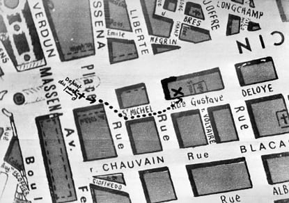 Reconstrucción del recorrido que hicieron por las alcantarillas hasta el banco (Foto: Getty Images)