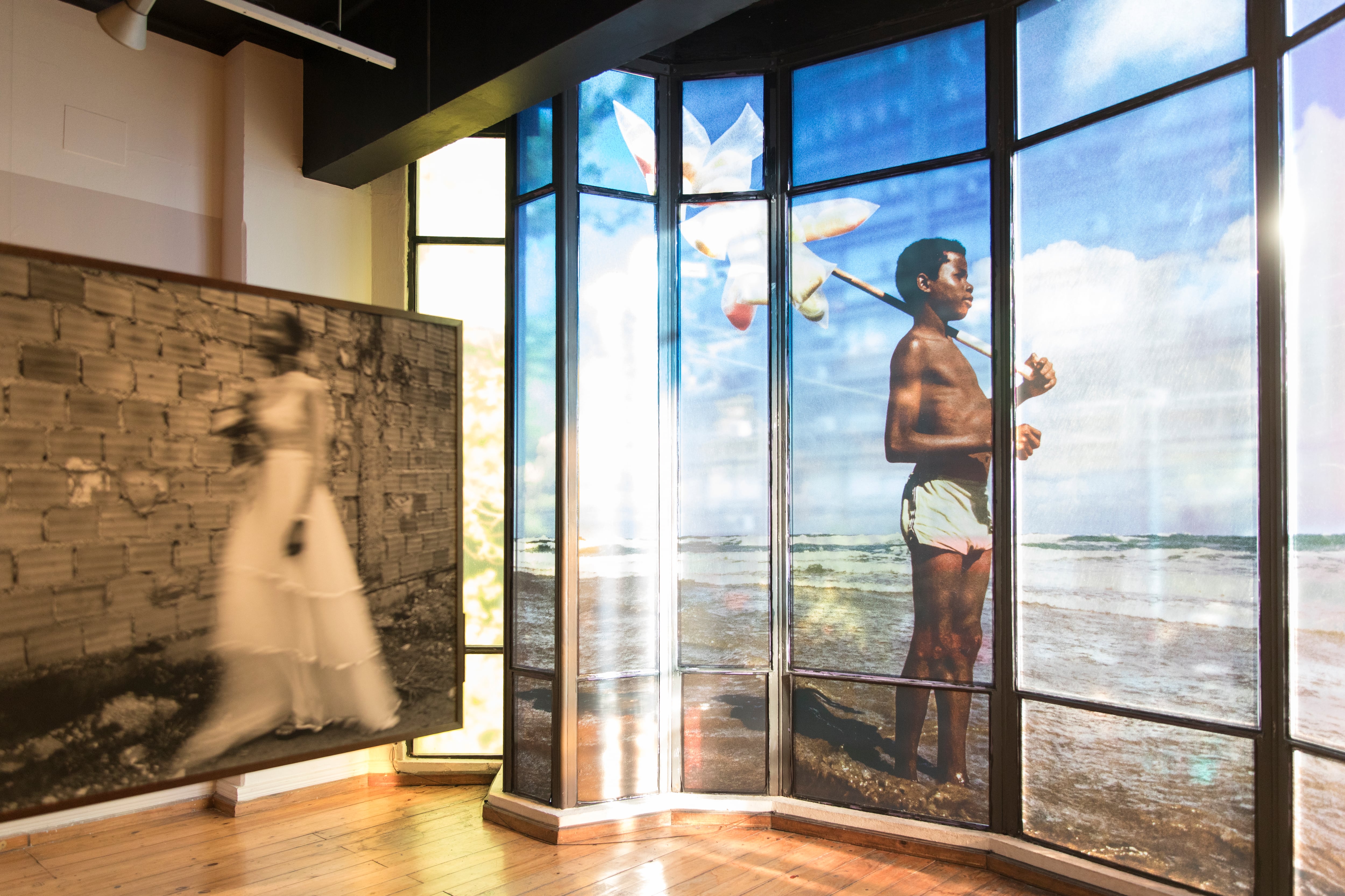 Luz natural en la sala de exposiciones del
CdF (Centro de Fotografía de Montevideo)