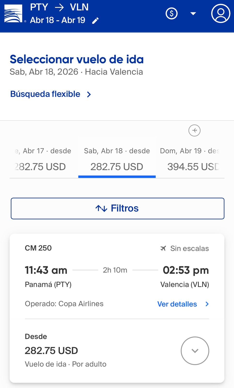 La aerolínea Copa Airlines ya habilitó los vuelos en su página web oficial