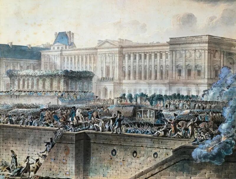 La Revolución Francesa significó la apertura del Louvre como museo público