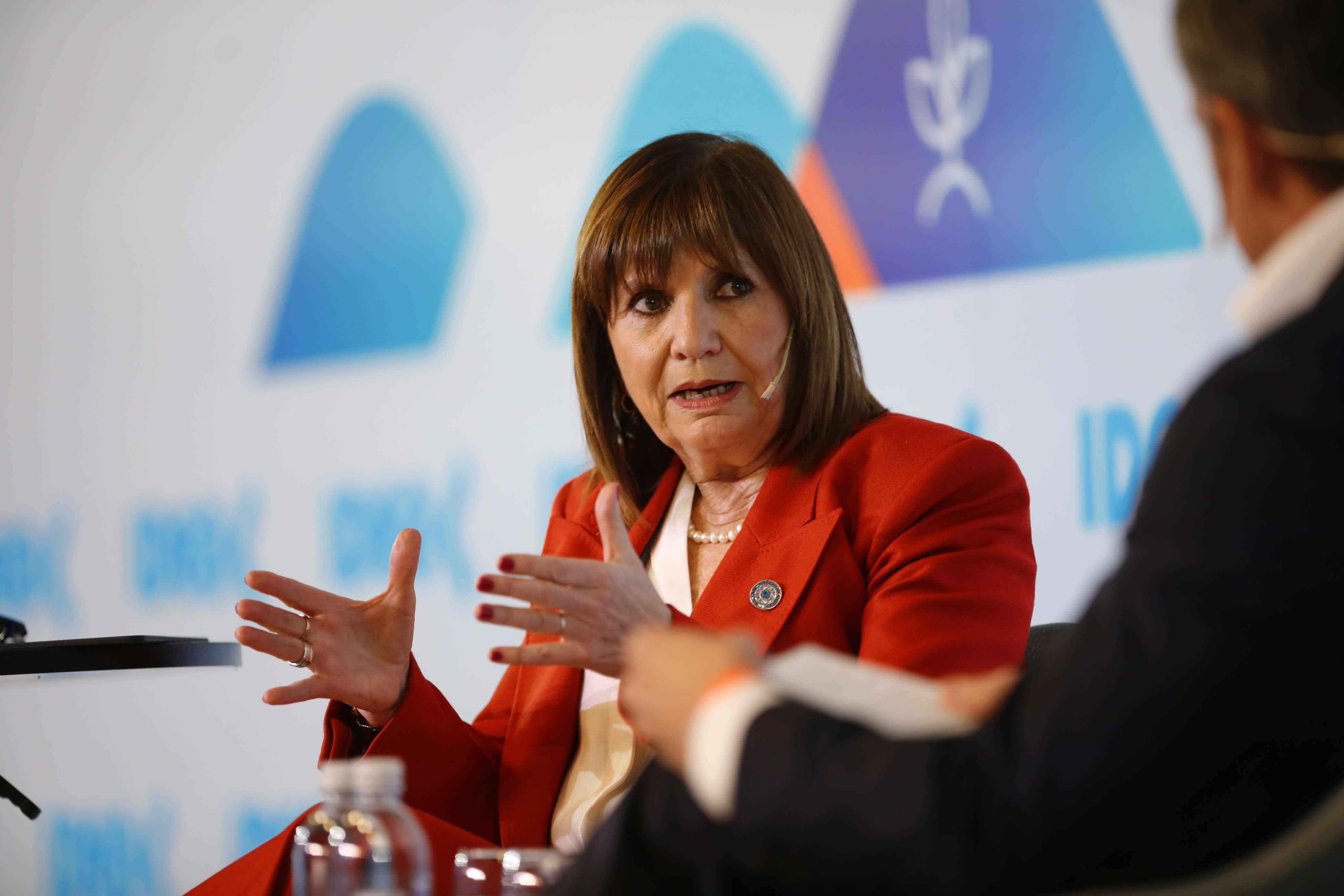 Patricia Bullrich expuso ante empresarios y bromeó sobre el FAL, el fondo para financiar indemnizaciones del sector privado