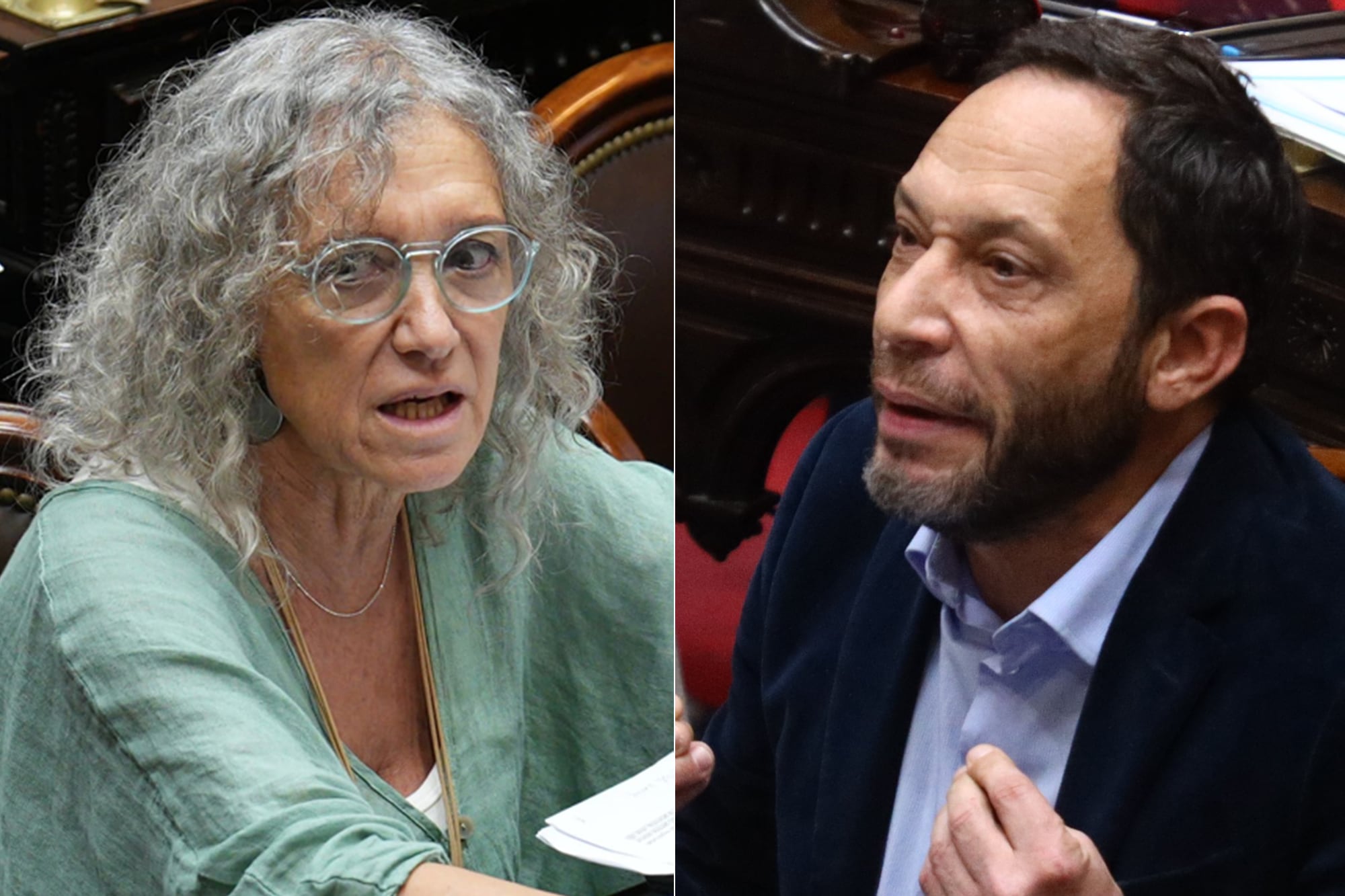 Mónica Frade y Maximiliano Ferraro