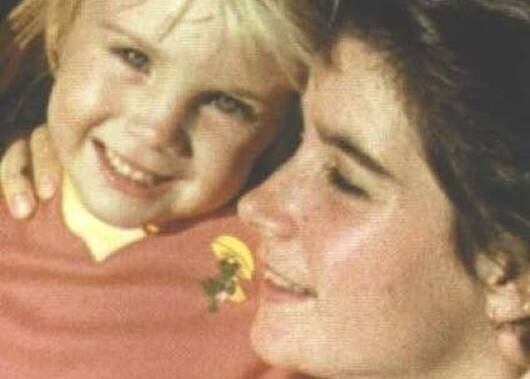 Heather con Dominique Dunne, que también participó del reparto de Poltergeist y fue asesinada por su novio en 1982