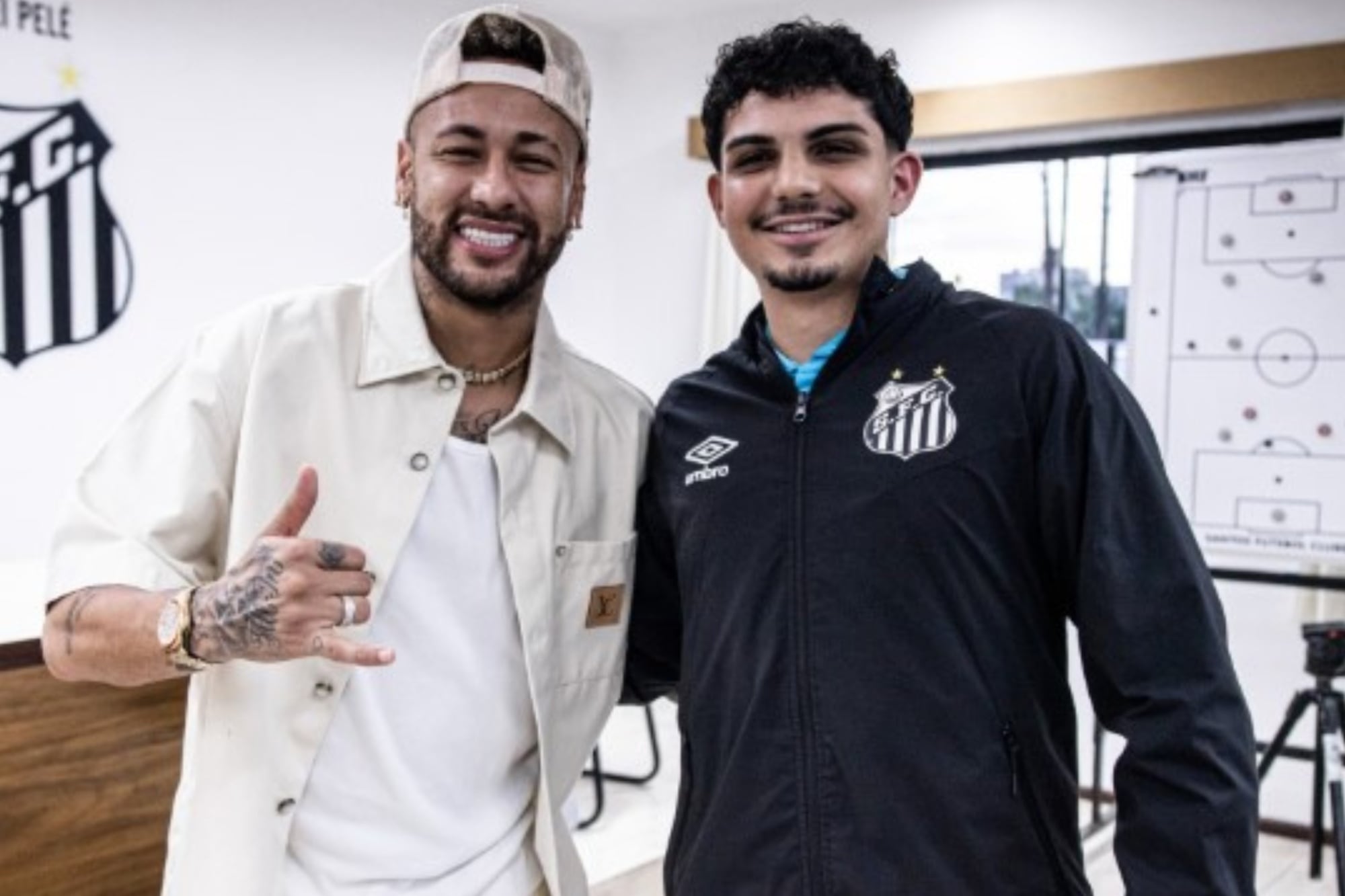 Superó un cáncer, Neymar fue una parte importante de ese proceso y 13 años después se reencontraron