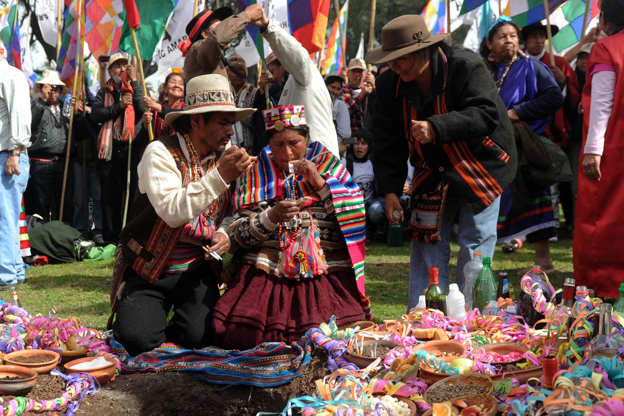 Celebración de la Pachamama en Argentina