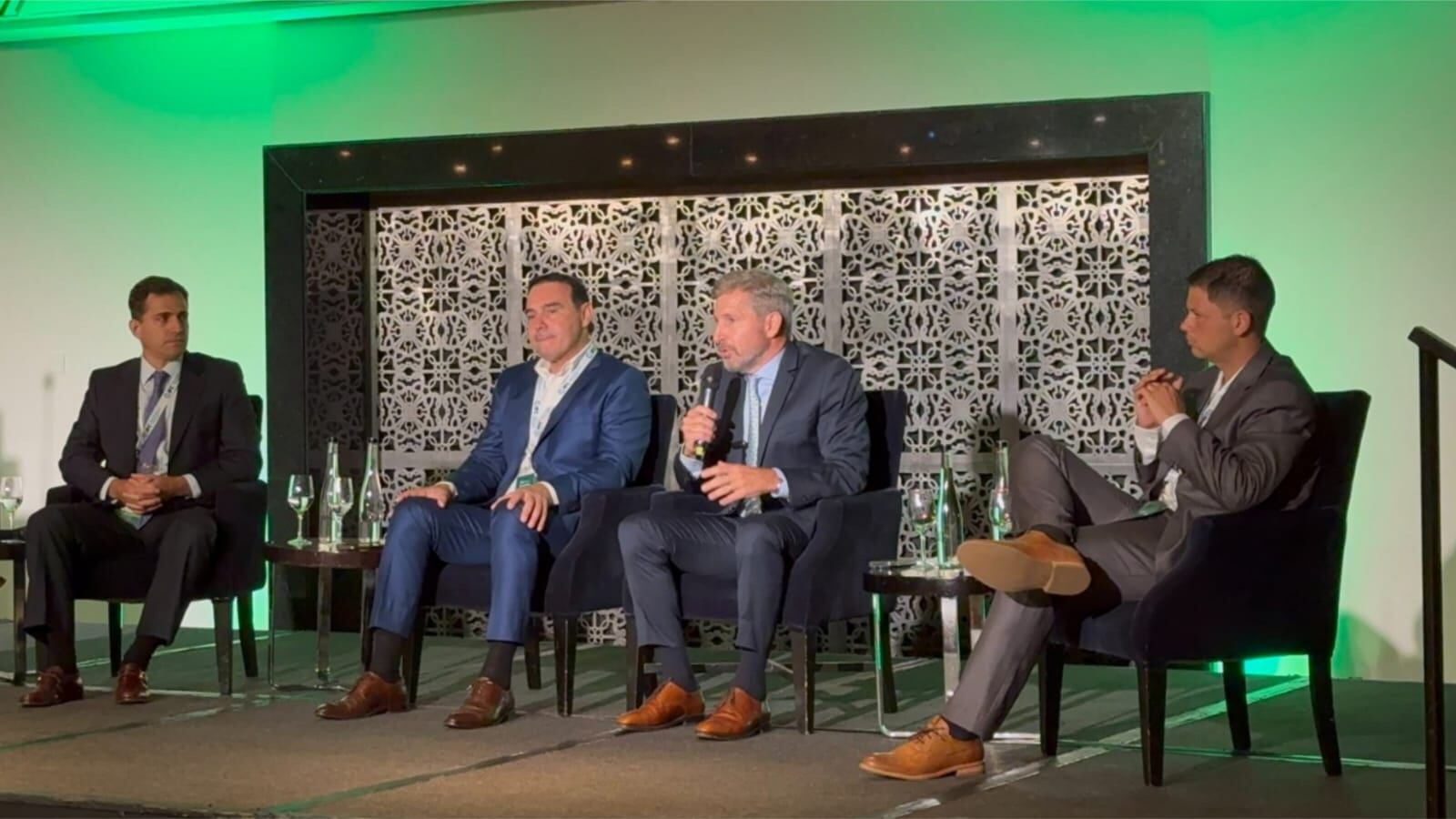 Frigerio compartió panel con Gustavo Valdés, durante el evento organizado por la IFC del Grupo Banco Mundial