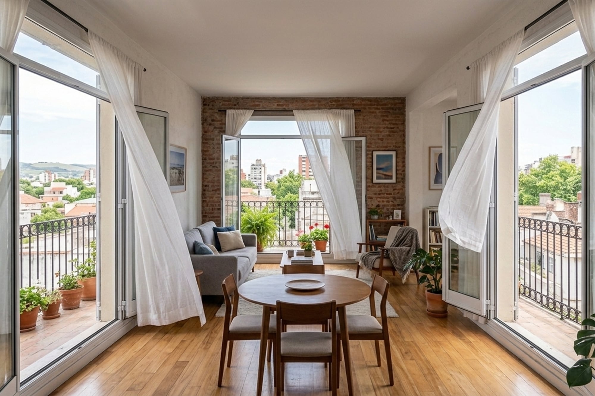 Ventilación cruzada: cómo bajar 5 grados la temperatura de tu departamento sin prender el aire