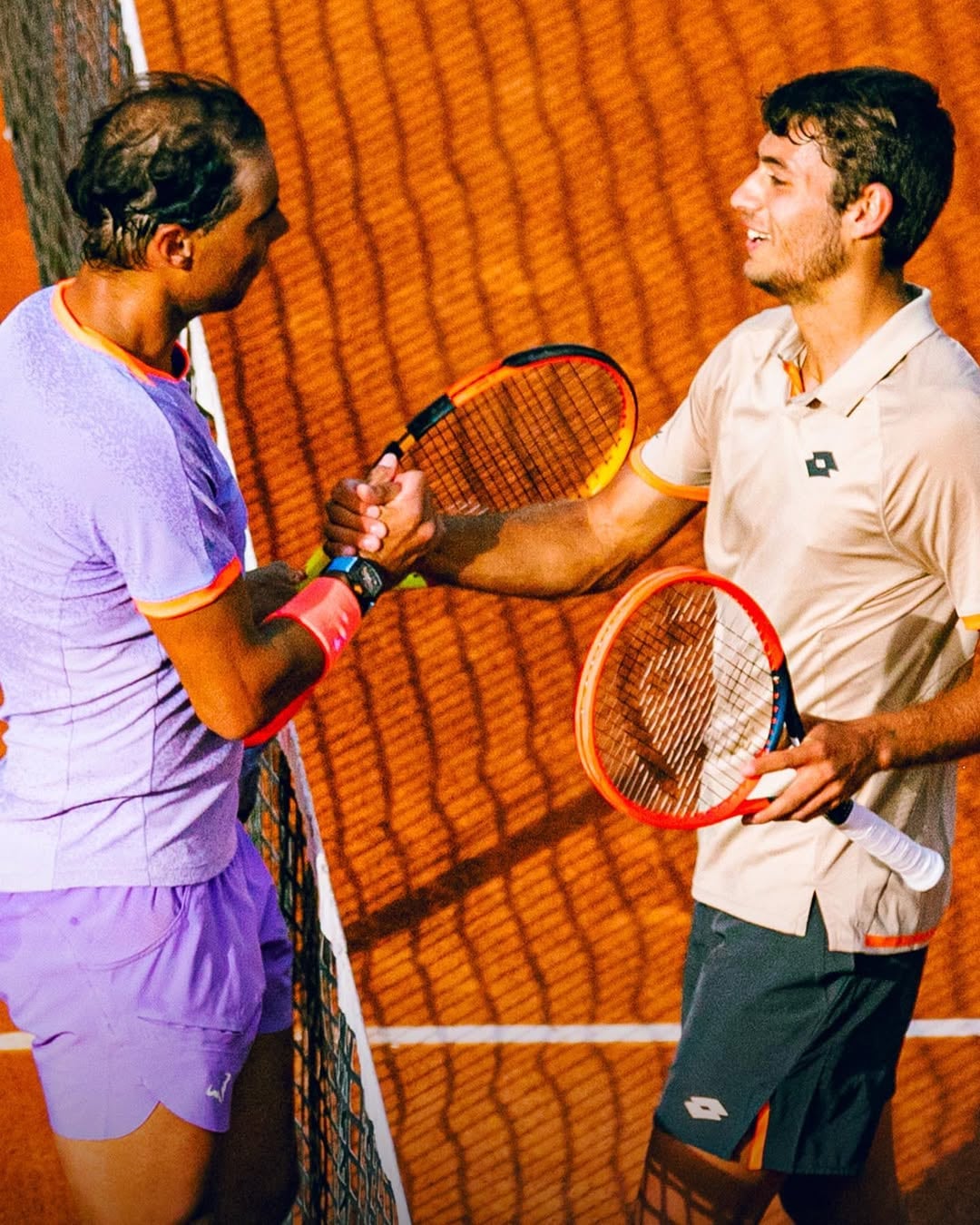Rafael Nadal y Flavio Cobolli en Barcelona 2024, el único enfrentamiento oficial entre ambos